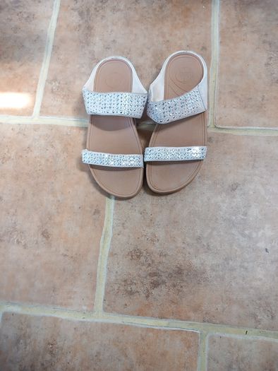 Fit Flops Beige With Dimante Trim Eu 39