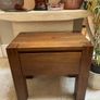 2 x Large Sturdy Quality Wooden Lockers - Bedside Tables - Can Deliver Image 2