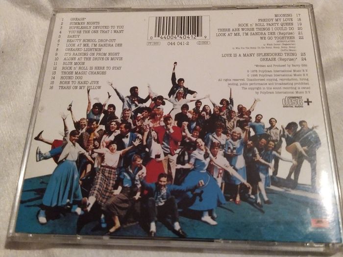 NOS Grease Movie Soundtrack Cd