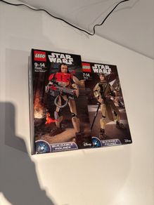 lego Star Wars 2 Buildables rey and baze Malbus
