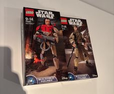 lego Star Wars 2 Buildables rey and baze Malbus