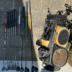 Left handed golf clubs