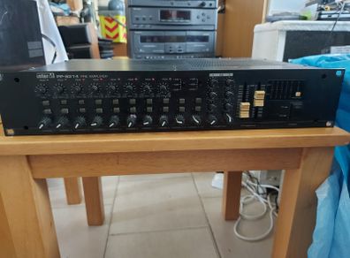 inter M pre amplifier, Model No.  PP-9214, in very good condition, Powers on and comes with power Lead