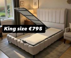 King Size Storage Beds With Headboard