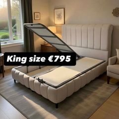 King Size Storage Beds With Headboard