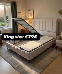 King Size Storage Beds With Headboard