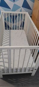Baby cot and mattress