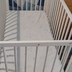 Baby cot and mattress