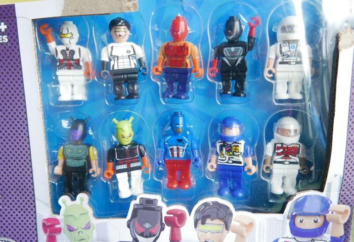 Figure Series Space Superheroes Brick By Brick compatible with all brands 10PK MULTI FUNCTIONAL CHARACTER TOYS