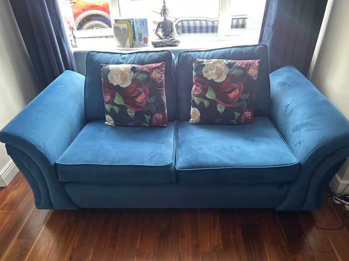 Velvet couches