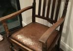 Antique carved wooden chair
