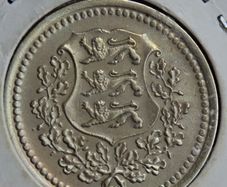 1928 Estonia 25 Senti