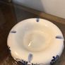 Blue/ white china dish and candle holder Image 3