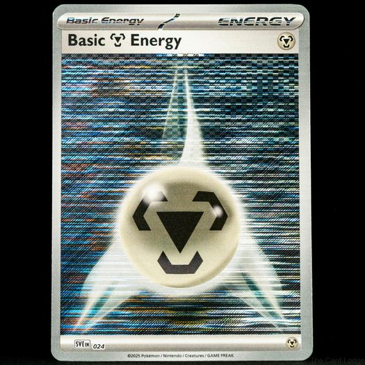Metal Energy SVE 024 Reverse Holo White Flare Black Bolt Pokemon Card Basic
