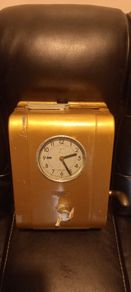 Antique HEAVY Industrial card clock-in Machine made in London