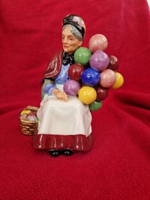 Rare 1999 Royal Doulton The Old Balloon Seller