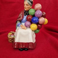 Rare 1999 Royal Doulton The Old Balloon Seller