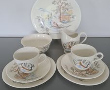 Rare Vintage Tea For Two Set Grindley