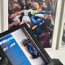 Williams F1 Frame with Carlos Sainz 1:64 Replica Image 5