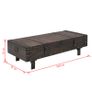 Coffee Table Solid Wood Vintage Style 120x55x35 cm Image 8