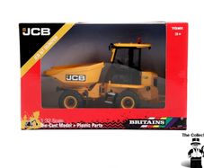 BRITAINS JCB 6T Dumper 1:32 Brand New Sealed Authentic 1:32 scale model replica.Constructed from die cast metal and plastic.Compatible with most 1:32 scale Britains models.Suitable for indoor and outdoor play.