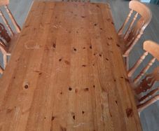 Pine dining table
