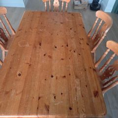 Pine dining table