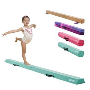 Adjustable Gymnastics Bar with Rings for Kids