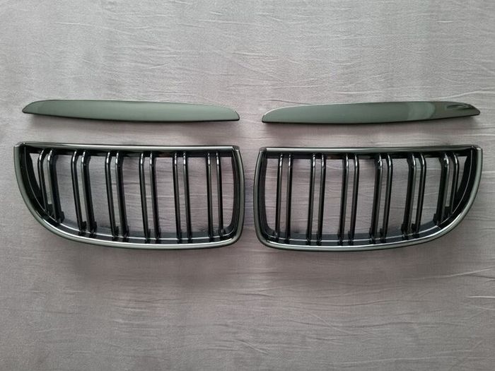 BMW 3 Series E90 E91 Pre-Lci Gloss Black Kidney Grilles Brand New