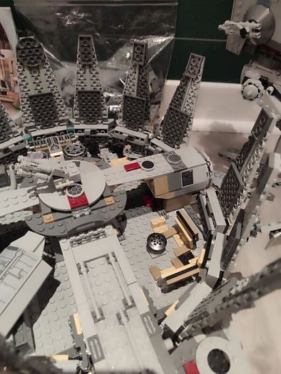 Lego Star Wars Bundle Millennium Falcon AT ST Trooper Ship Maz Castles Extra Pieces