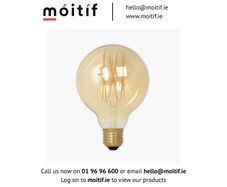 Exposed Bulb E27 - Gold