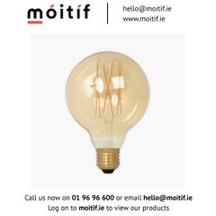 Exposed Bulb E27 - Gold
