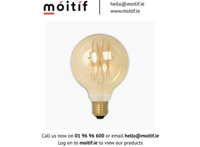 Exposed Bulb E27 - Gold
