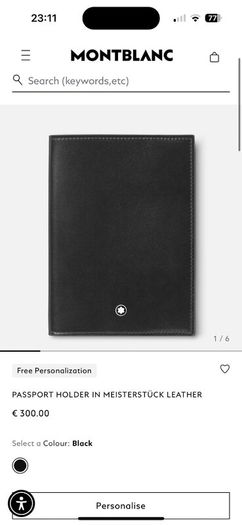 Passport holder Montblanc