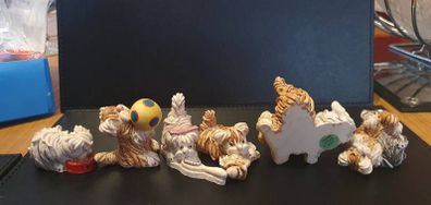 Collection of Cute Ceramic Dog Figurines