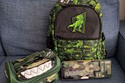 Backpack and other school supplies