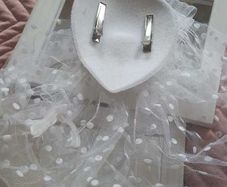 White fascinator
