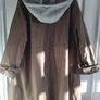 Khaki Zara jacket with detachable grey hood Image 3