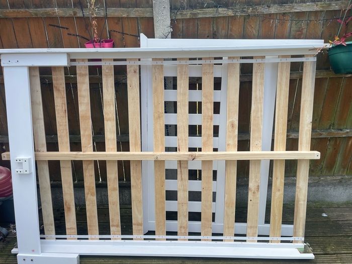 Double bed frame broken