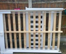 Double bed frame broken
