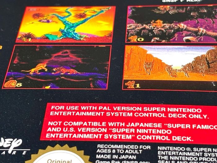 Disney's The Lion King for Nintendo SNES - Boxed