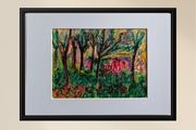 Original Art Fauvist Art Fauvist Forest landscape