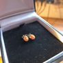 Vintage small hypo allergenic earrings Image 2