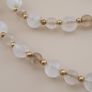 Vintage Himalayan Quartz with Rosary Big Quartz Pendant Beaded Necklace Image 5