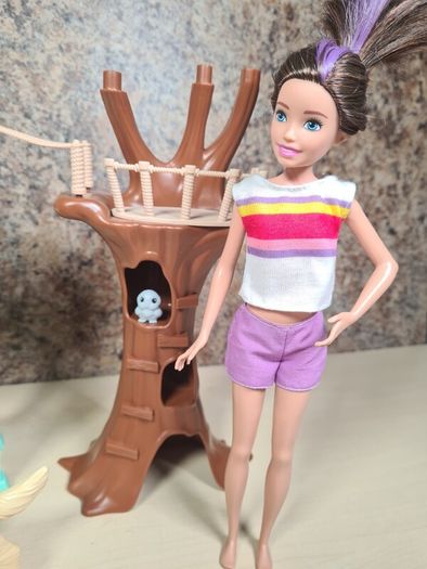 BARBIE BUNDLE Barbie pet rescue doll and Skipper doll with puppy dog