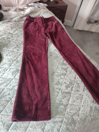 burgundy corduroy jeans