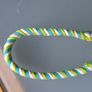 Braided rose gold large dog collar Image 2