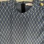 Brand new navy with silver thread Savida long sleeve blouse size UK14 EU42 Postage included Image 3