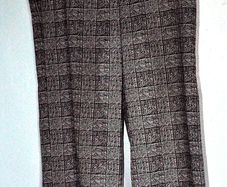 M&S Collection B & W Checked Pants
