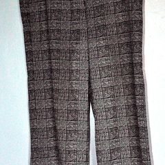 M&S Collection B & W Checked Pants